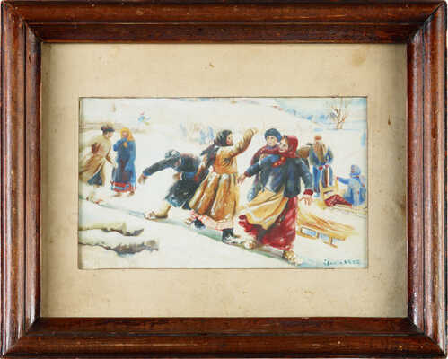 Неизвестный художник. Копия с картины Ф.В. Сычкова «С гор» 